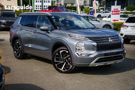 Grey 2023 Mitsubishi Outlander Wagon Exceed 7 Seat (Awd)