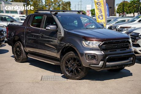 Grey 2019 Ford Ranger Double Cab Pick Up Wildtrak 3.2 (4X4)
