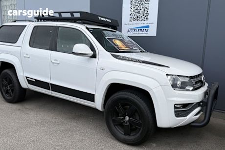White 2017 Volkswagen Amarok Dual Cab Utility V6 Tdi 550 Sportline
