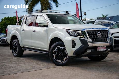 White 2021 Nissan Navara King Cab Pick Up St-X (4X4) Leather/No Sunroof
