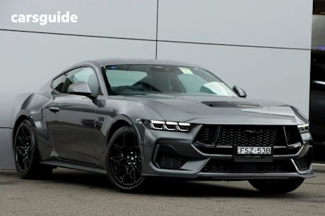 Grey 2025 Ford Mustang Coupe GT R