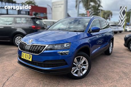 Blue 2021 Skoda Karoq Wagon 110Tsi