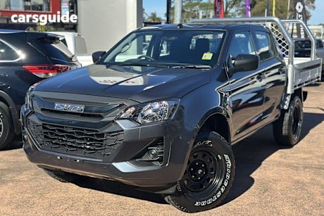 Black 2025 Isuzu D-MAX Crew Cab Chassis Sx (4X4)