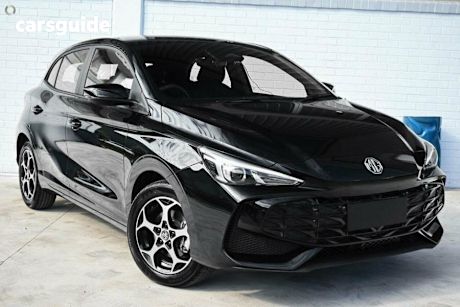 Black 2025 MG MG3 Hatchback Excite