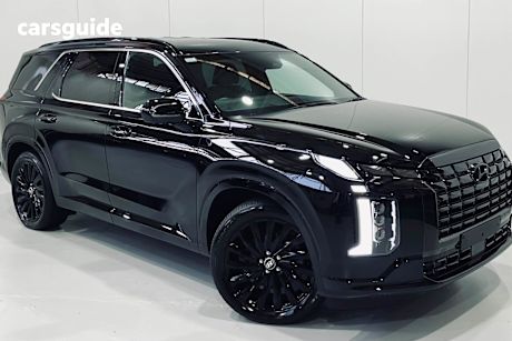 Black 2024 Hyundai Palisade SUV CALLIGRAPHY BLACK INK 4X4
