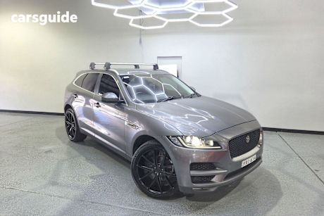 Grey 2016 Jaguar F-Pace Wagon 20D Prestige