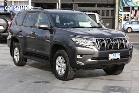 Grey 2023 Toyota Landcruiser Prado SUV GXL 4X4