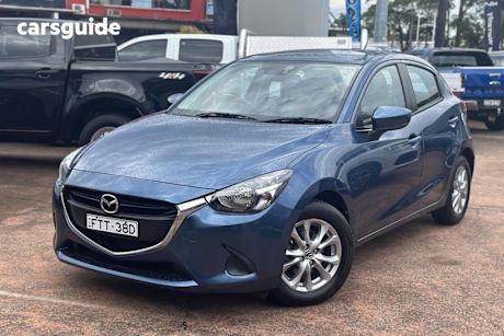 Blue 2018 Mazda 2 Hatchback Maxx (5Yr)