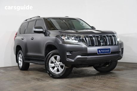 Grey 2022 Toyota Landcruiser Prado Wagon Gxl