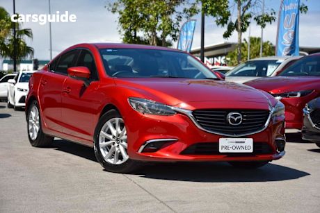 Red 2017 Mazda 6 Sedan Touring