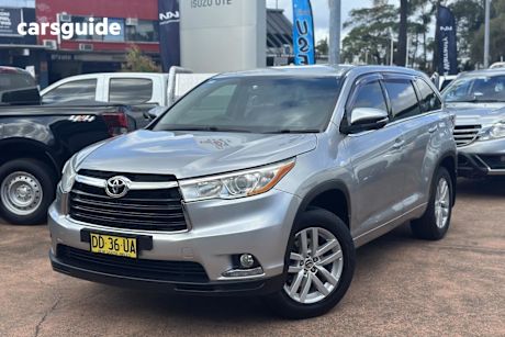 Silver 2016 Toyota Kluger Wagon Gx (4X4)