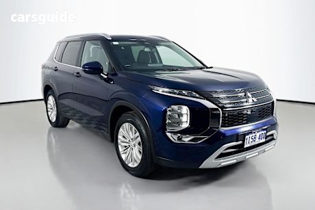 Blue 2023 Mitsubishi Outlander Wagon Ls 7 Seat (2Wd)