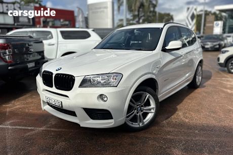 White 2012 BMW X3 Wagon Xdrive 30D