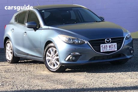 Blue 2015 Mazda 3 Hatchback Maxx