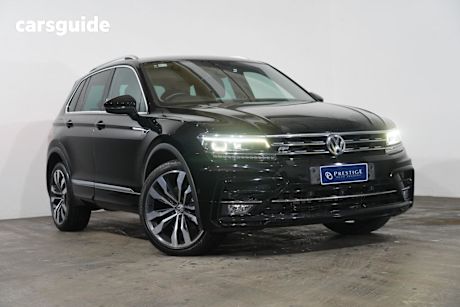 Black 2019 Volkswagen Tiguan Wagon 162 Tsi Highline