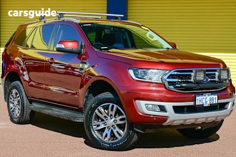 Red 2020 Ford Everest Wagon Trend (4Wd)