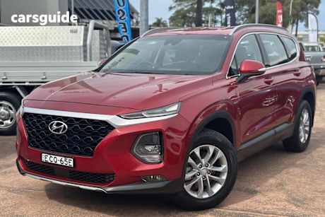 Red 2018 Hyundai Santa FE Wagon Active Crdi (Awd)