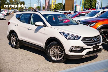 White 2016 Hyundai Santa FE Wagon Active Crdi (4X4)