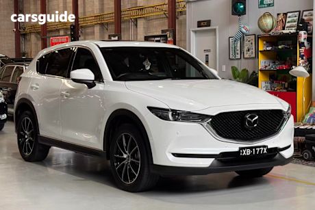 White 2021 Mazda CX-5 Wagon Akera Turbo (Awd)