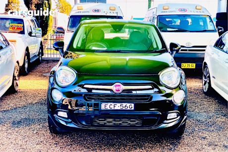 Black 2018 Fiat 500X SUV POP STAR F