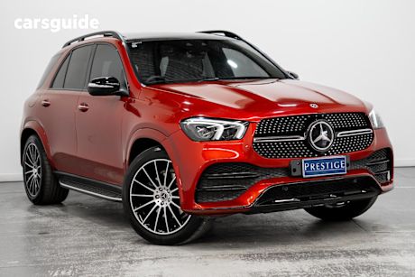 Red 2022 Mercedes-Benz GLE400 Wagon D 4Matic