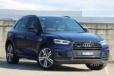 Blue 2017 Audi Q5 SUV TFSI SPORT 4X4