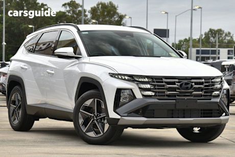 White 2024 Hyundai Tucson Wagon Elite (Fwd)