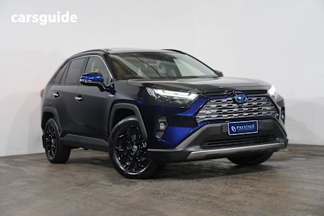 Blue 2024 Toyota RAV4 Wagon Cruiser (Awd) Hybrid