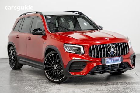 Red 2020 Mercedes-Benz GLB35 Wagon 4Matic