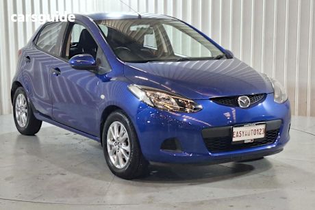 Blue 2010 Mazda 2 Hatchback Neo