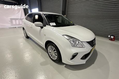 White 2021 Suzuki Baleno Hatchback Gl