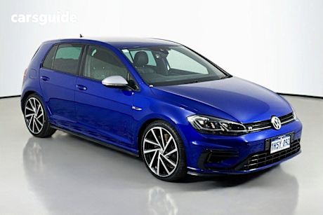 Blue 2019 Volkswagen Golf Hatchback R