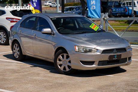 Silver 2012 Mitsubishi Lancer Hatchback Es Sportback