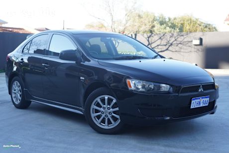Black 2010 Mitsubishi Lancer Hatch ES F