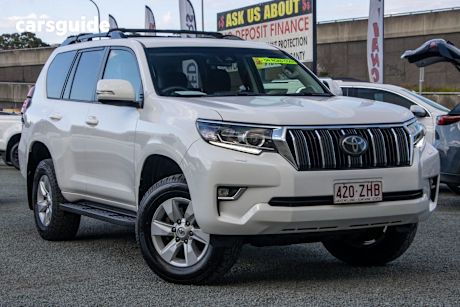 White 2019 Toyota Landcruiser Prado SUV GXL 4X4