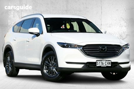 White 2020 Mazda CX-8 SUV SPORT 4X4