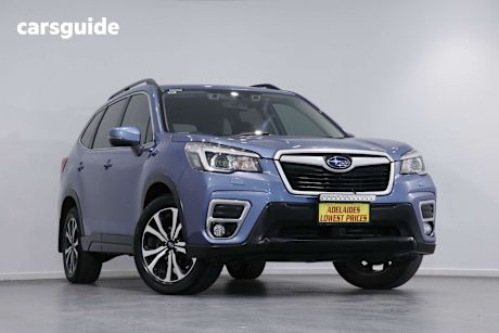 Blue 2018 Subaru Forester SUV