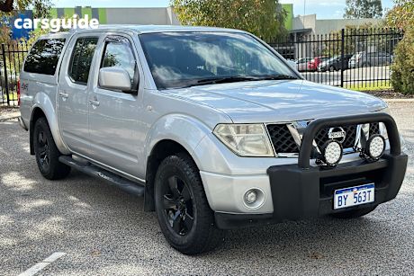 Silver 2010 Nissan Navara Ute Tray ST 4X4