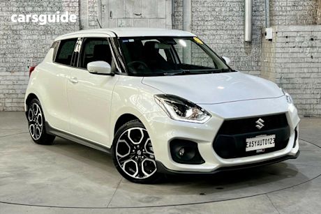 White 2022 Suzuki Swift Hatchback Sport Navi Turbo