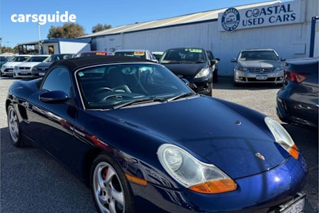 Blue 2001 Porsche Boxster Roadster S