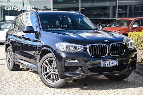Black 2019 BMW X3 SUV XDRIVE20D 4X4
