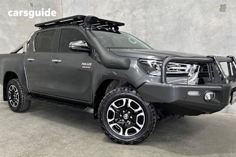 Grey 2023 Toyota Hilux Double Cab Pick Up Sr5 + Premium Interior (4X4)