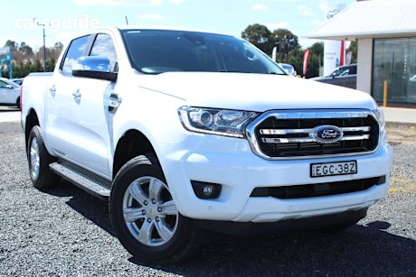 White 2018 Ford Ranger Ute Tray XLT 4X4