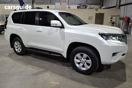 White 2021 Toyota Landcruiser Prado Wagon Gxl