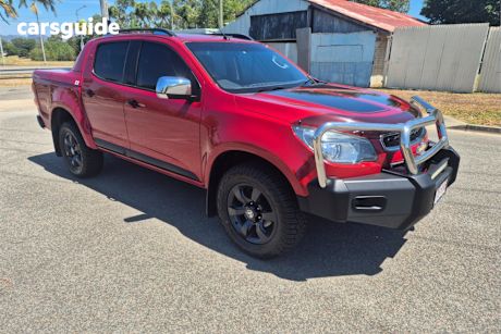 Red 2015 Holden Colorado Ute Tray Z71 4X4