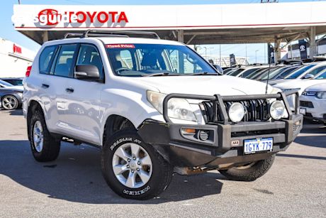White 2012 Toyota Landcruiser Prado SUV GX 4X4