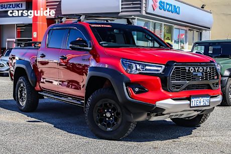 Red 2023 Toyota Hilux Ute Tray GR SPORT 4X4