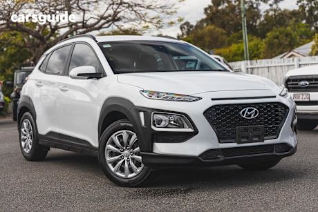 White 2018 Hyundai Kona SUV GO F
