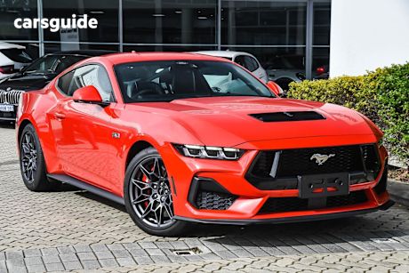Red 2025 Ford Mustang Coupe GT R