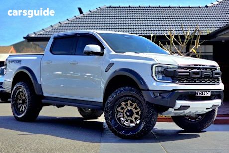 White 2023 Ford Ranger Ute Tray RAPTOR 4X4